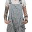60's Hickory Striped Overalls - Medium