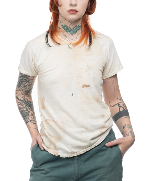 60's Thrashed Blank Tee - Small