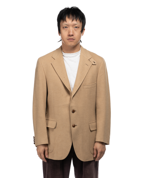 1980s Polo University Camel Hair Coat