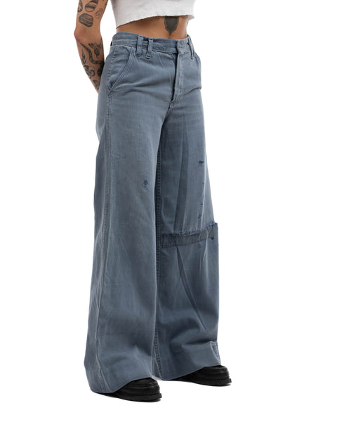 60’s Repaired Moleskin Flares - 26” x 31”