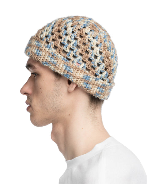 80's Crochet Beanie - OS