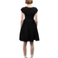 60's Black Bouncy Dress - Medium
