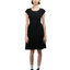 60's Black Bouncy Dress - Medium