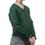 30's Boxy Elbow Patch Sweater - Small