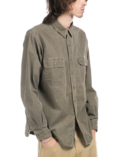 1980s Flannel Lined LL Bean Shirt