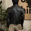 1960s Leather Moto Jacket