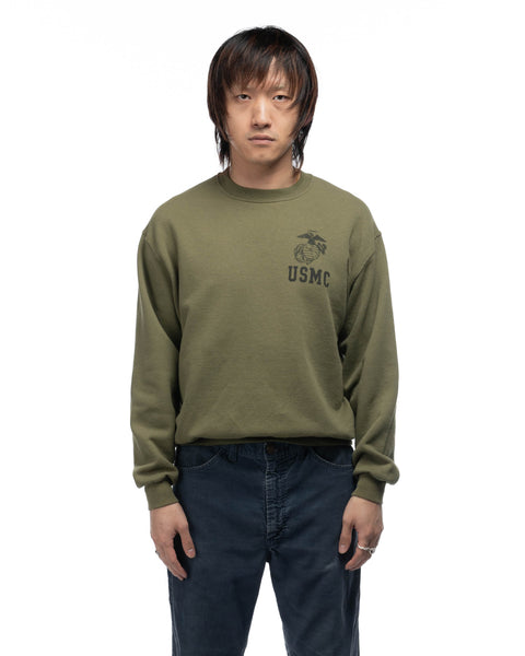 80's USMC Crewneck Sweatshirt - Large