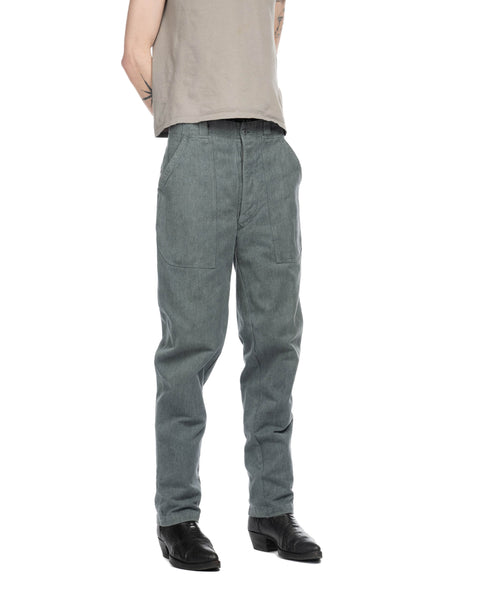 50's Swiss Army Fatigue Trousers - 32" x 32"
