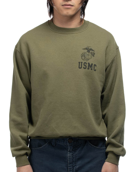 80's USMC Crewneck Sweatshirt - Large