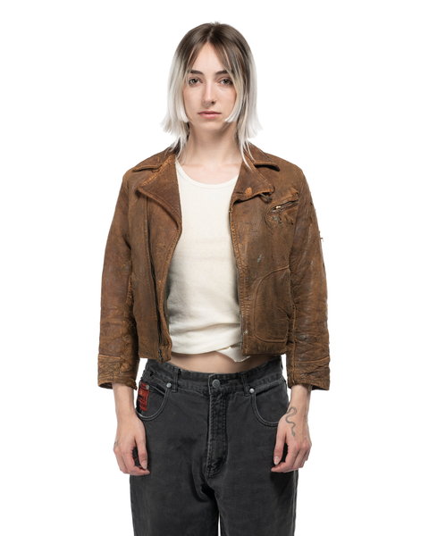 1940s Boyville Leather Jacket
