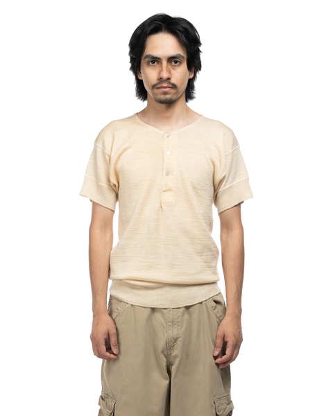 50s Wool Henley - Medium