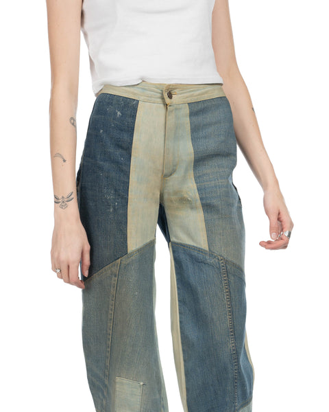 70's Patchwork Trousers - 30" x 28"