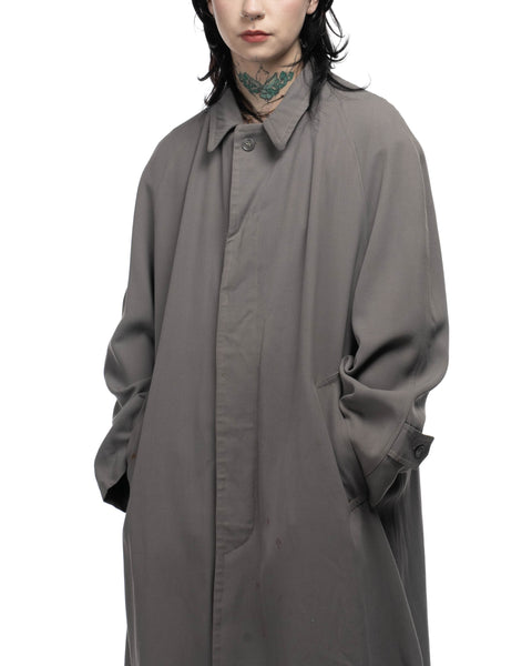 50's Gabardine Trench Coat - Large