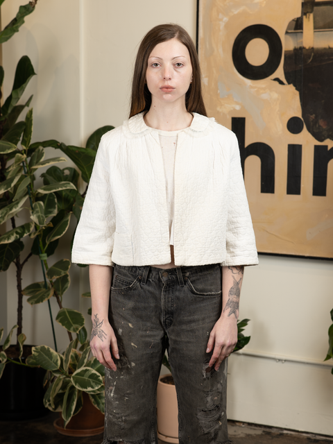 1940s Padded QT Coat