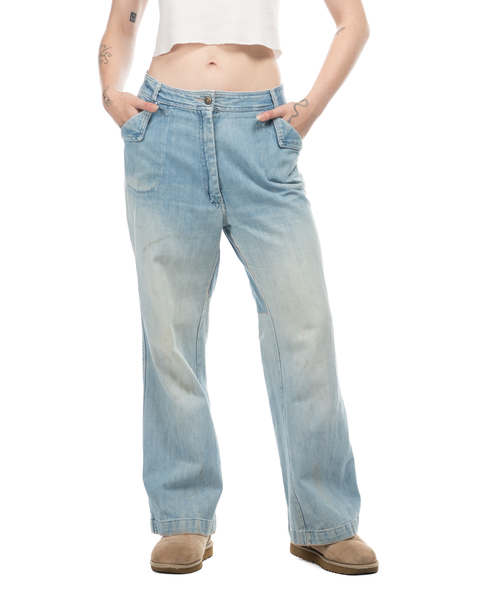 1970s Flared Denim Trousers