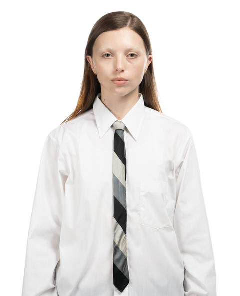 1950s Striped Slim Neck Tie