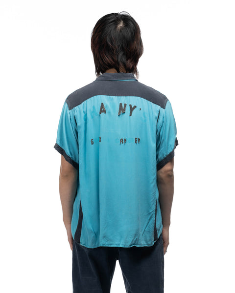 60's Rayon Bowling Shirt - Medium