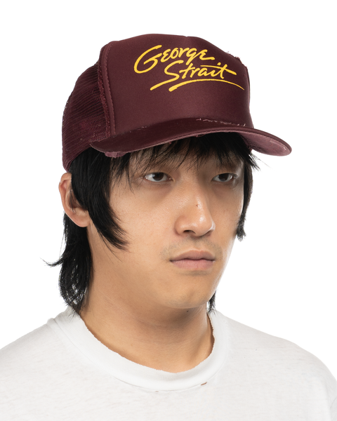 1990s Thrashed George Strait Trucker Hat
