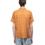 60's Grid Loop Collar Shirt - XL