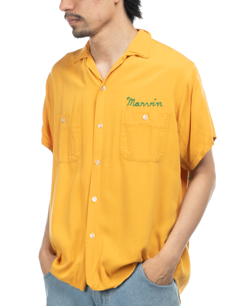 1960s Chain-Stitched Rayon Bowler