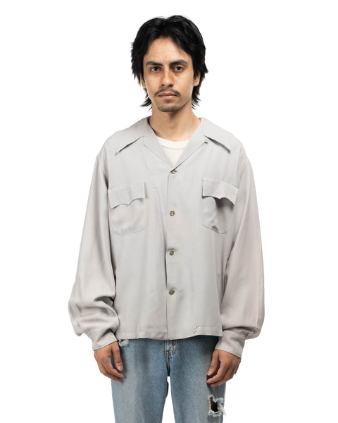 1950s Towncraft Rayon Loop-Collar Shirt