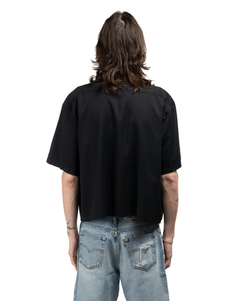 1990s Cropped Work Shirt