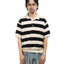 1960s Striped Velvet Collared Sweatshirt