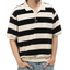 1960s Striped Velvet Collared Sweatshirt