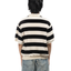 1960s Striped Velvet Collared Sweatshirt