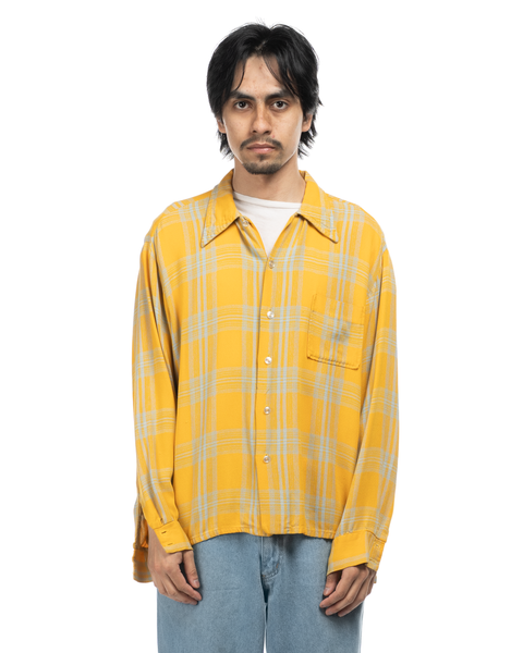 1950s Flowy Rayon Shirt