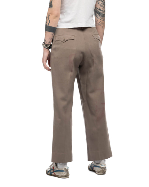 1960s Thrashed Wool Trousers