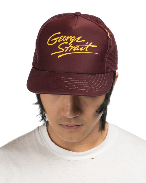 1990s Thrashed George Strait Trucker Hat