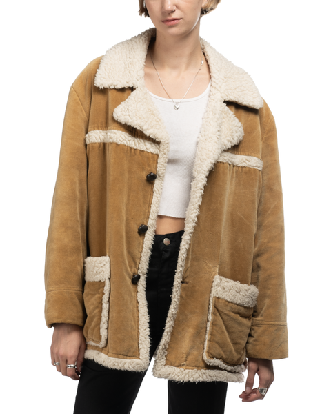 1970s Faux-Shearling Coat