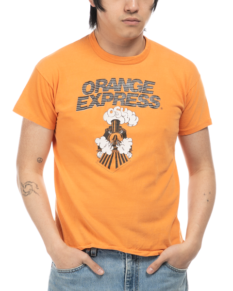 1970s Russell Orange Express Tee