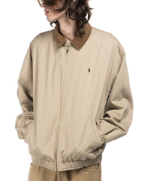 1980s Flannel Lined Polo Harrington Jacket