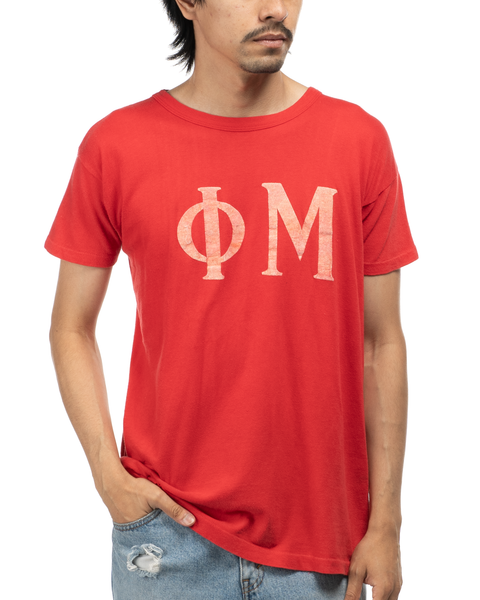 1950s Flock Print Collegiate Tee