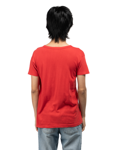 1950s Flock Print Collegiate Tee