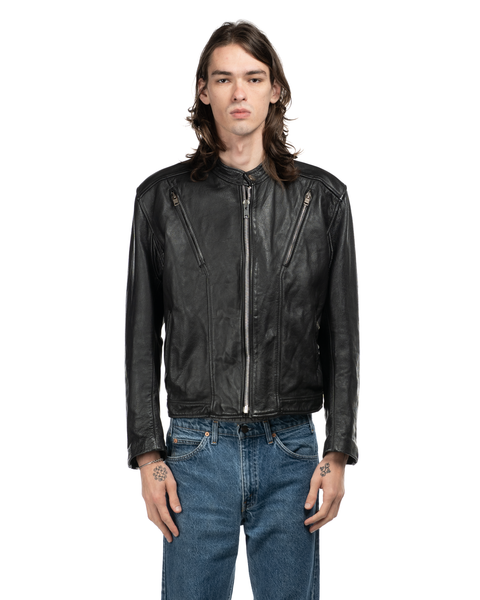 1980s 9 Zipper Moto Jacket