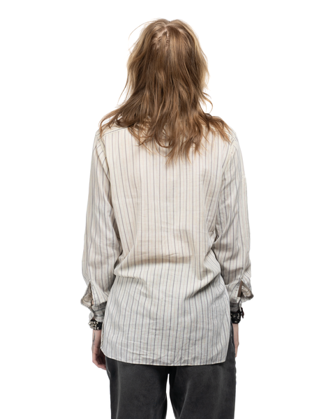 1930s Striped Button-Up