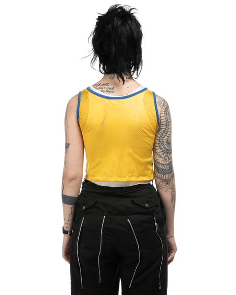 1980s QT Mesh Moto Tank