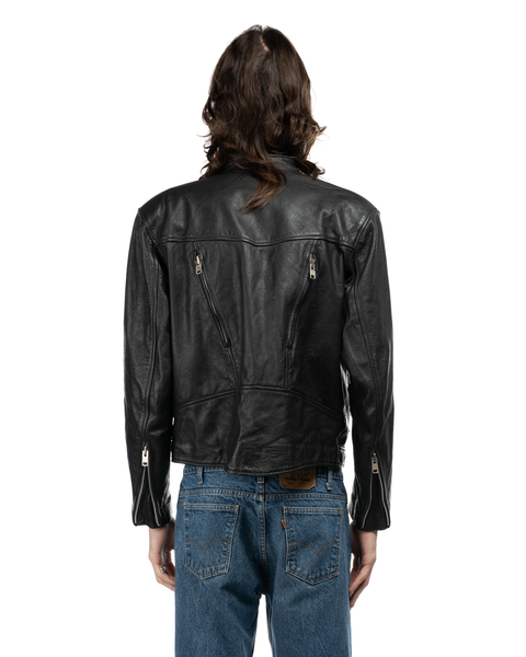 1980s 9 Zipper Moto Jacket
