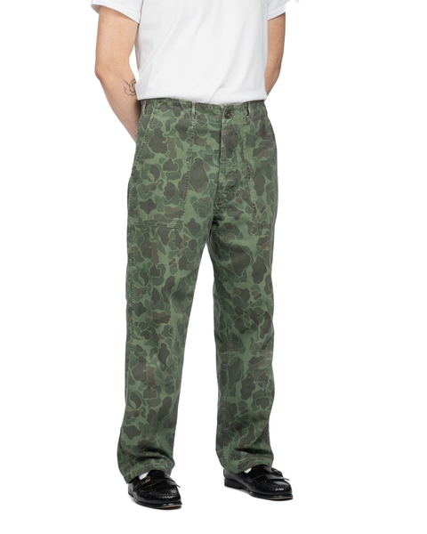 50's Korean HBT Camo Utility Trousers - 32" x 27"