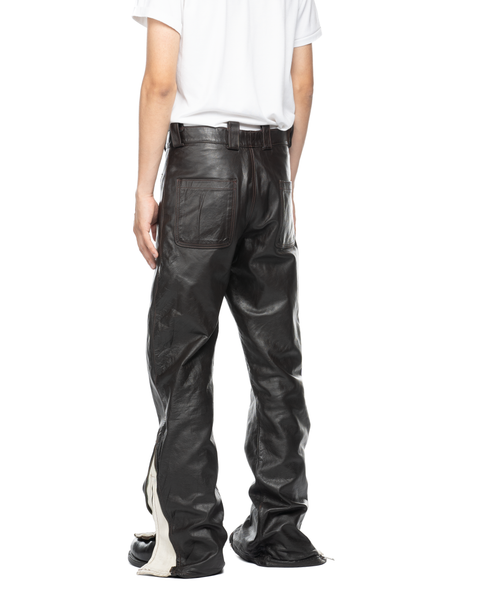 1970s Double-Zip Leather Moto Pants