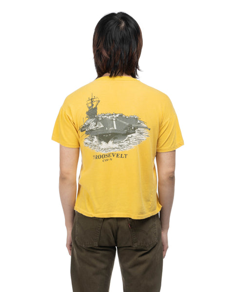 80's Boxy USS T. Roosevelt Tee - Medium