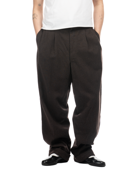 1940s Pleated Wool Trousers