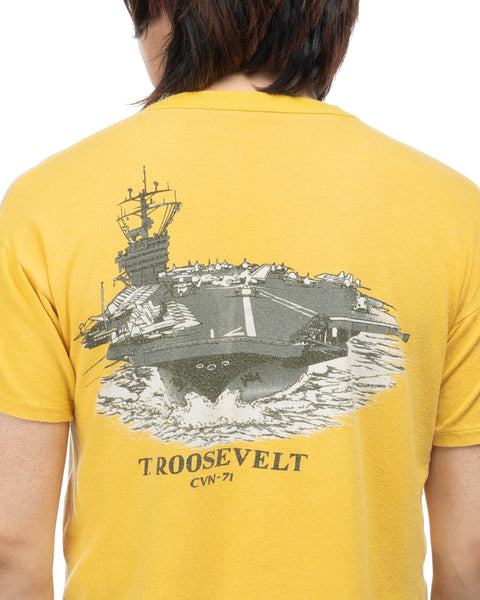 80's Boxy USS T. Roosevelt Tee - Medium
