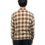 50's Plaid Loop Collar Cotton Flannel - Large