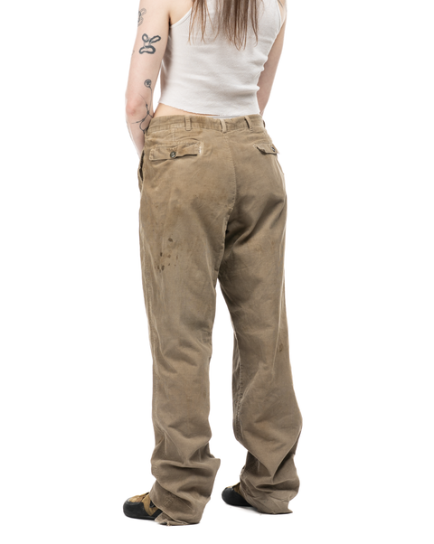 1940s Thrashed Corduroy Trousers
