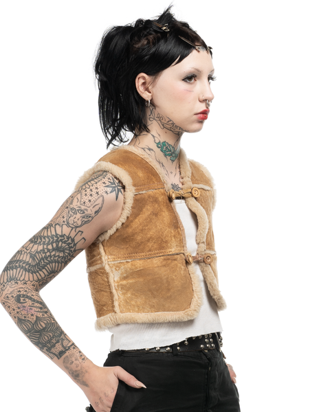 1970s Shearling Vest