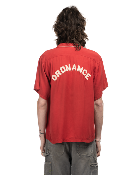 1950s Military Bowling Shirt